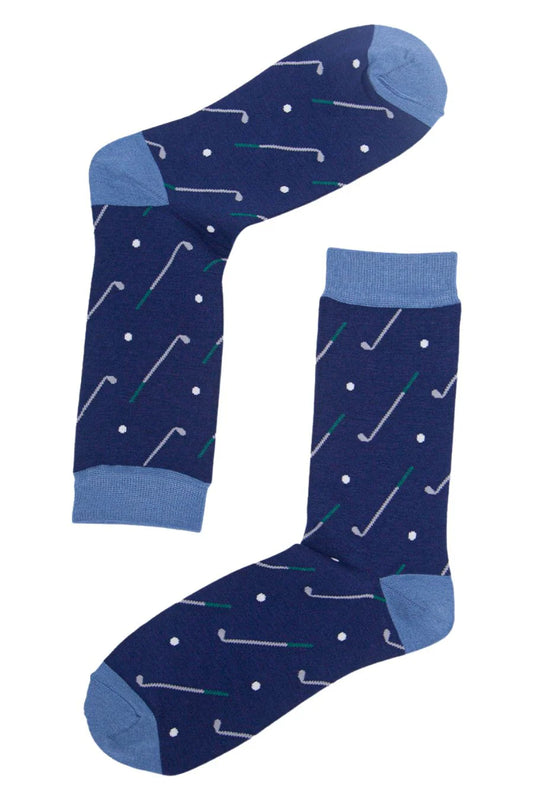Men’s Bamboo Socks Golf Design