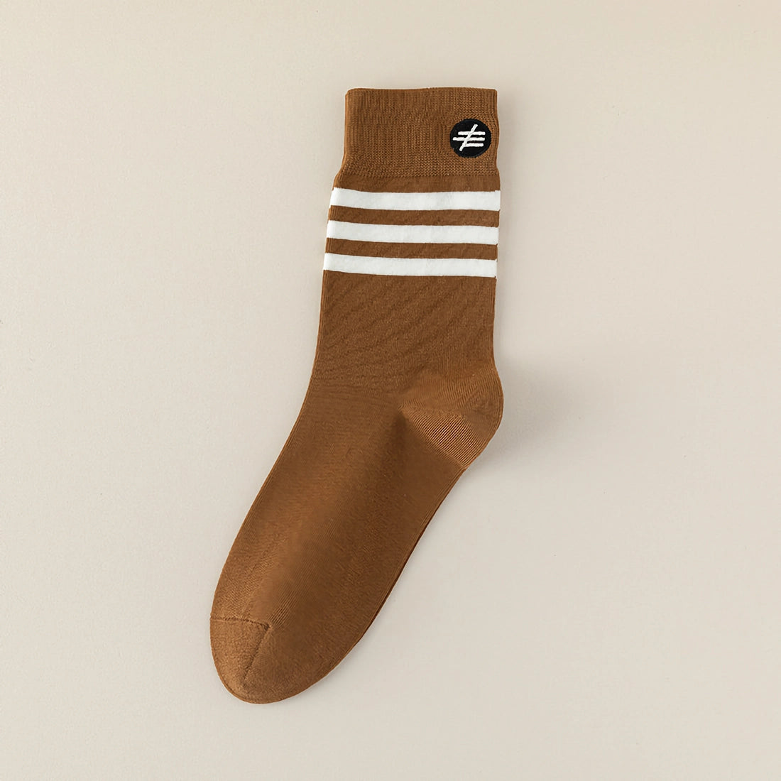 Men's Cotton Sport-Casual Socks, Brown