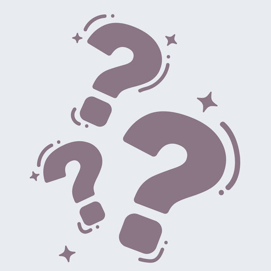 Mystery pair placeholder image with question marks on a light background